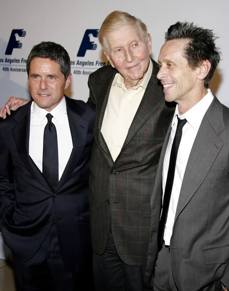 Brad Grey y Sumner Redstone — Foto de Stock