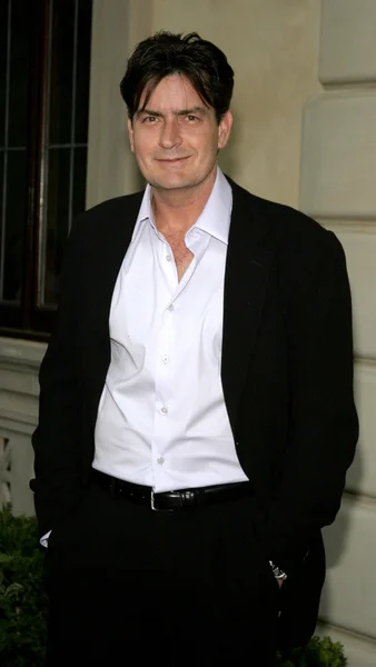 Actor Charlie Sheen — Foto de Stock