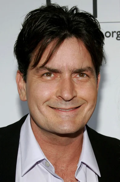 Actor Charlie Sheen — Foto de Stock