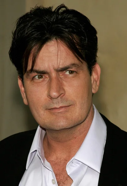 Actor Charlie Sheen — Foto de Stock