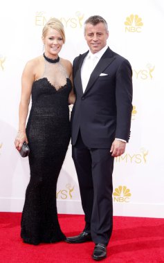 Andrea Anders and Matt LeBlanc