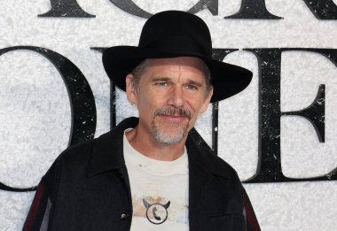 Ethan Hawke at the Los Angeles premiere of Universal Pictures' 'Black Phone 2' held at TCL Chinese Theatre in Hollywood, USA on October 08, 2025.