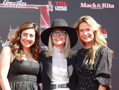 Diane Keaton at Diane Keaton Hand- and Footprint Ceremony held at the TCL Chinese Theater in Hollywood, USA on August 11, 2022.