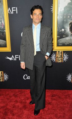 Rami Malek, 24 Ekim 2025 tarihinde ABD 'nin Hollywood kentindeki TCL Çin Tiyatrosu' nda düzenlenen 2025 AFI FEST - 'Nuremberg' galasında.