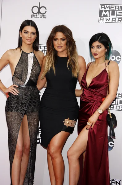 Khloe Kardashian, Kendall and Kylie Jenner — Stock Photo, Image