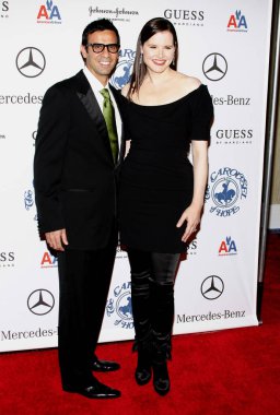 Beverly Hills, Ca - 25 Ekim 2008: Geena Davis ve Rıza Jarrahy 30 Th Anniversary Carousel Of Hope Ball Beverly Hills Beverly Hilton Hotel'de düzenlenen, Abd Ekim'de 25, 2008.