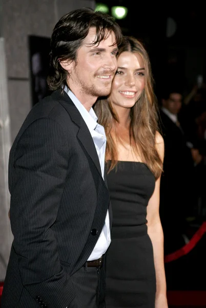 Christian Bale and Sibi Blazic — Stock Photo, Image