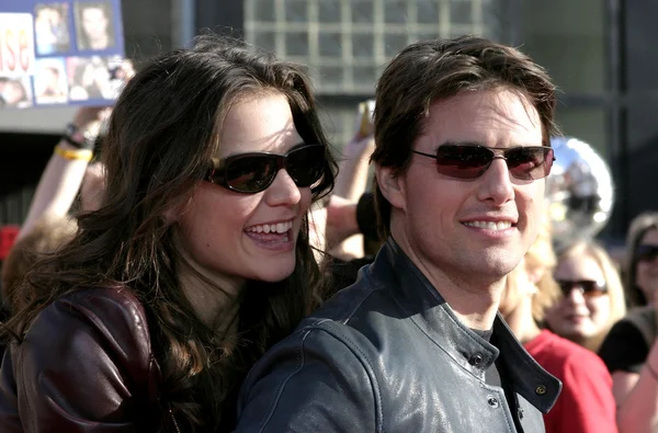 Tom cruise a katie holmes — Stock fotografie