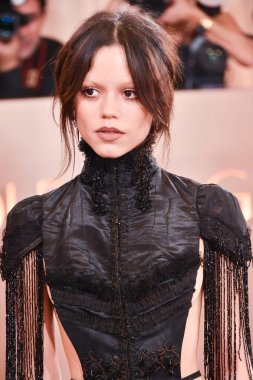 Jenna Ortega, Beverly Hills, ABD 'deki Beverly Hilton' da 11 Ocak 2026 'da düzenlenen 83..