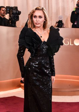 Miley Cyrus, Beverly Hills, ABD 'deki Beverly Hilton' da 11 Ocak 2026 'da düzenlenen 83..