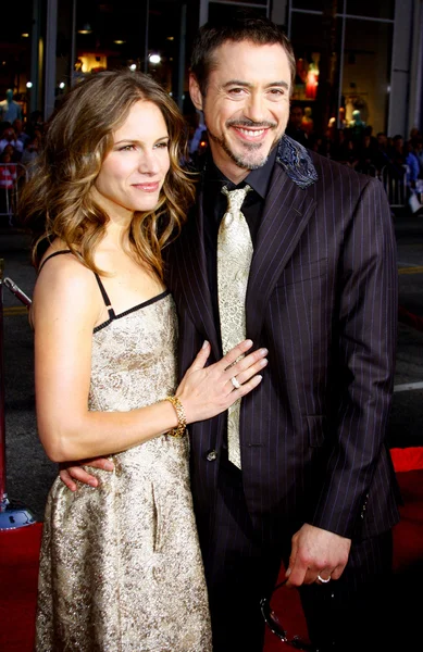 Robert Downey Jr. e Susan Downey — Fotografia de Stock