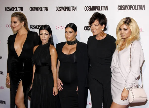 Kardashian and Jenner family — 图库照片