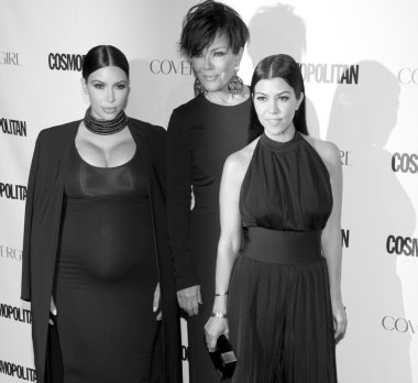 Kris Jenner, Kim and Kourtney Kardashian clipart