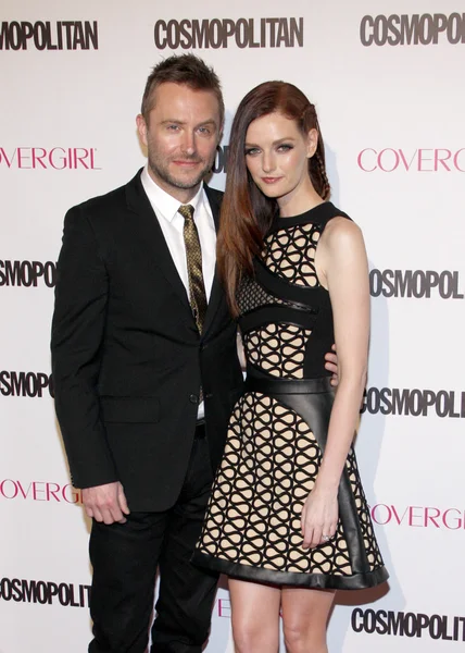 Lydia Hearst e Chris Hardwick — Fotografia de Stock