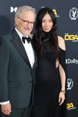 Steven Spielberg ve Chloe Zhao, 7 Şubat 2026 'da Beverly Hilton, ABD' de düzenlenen 78..