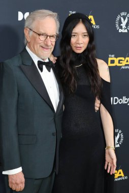Steven Spielberg ve Chloe Zhao, 7 Şubat 2026 'da Beverly Hilton, ABD' de düzenlenen 78..