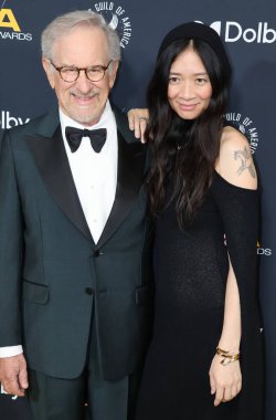 Steven Spielberg ve Chloe Zhao, 7 Şubat 2026 'da Beverly Hilton, ABD' de düzenlenen 78..