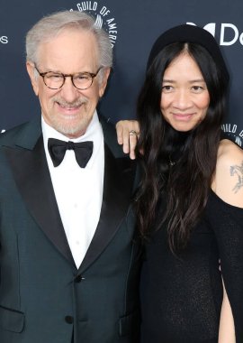 Steven Spielberg ve Chloe Zhao, 7 Şubat 2026 'da Beverly Hilton, ABD' de düzenlenen 78..