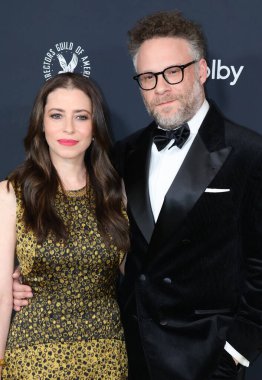 Lauren Miller ve Seth Rogen, Beverly Hills, ABD 'deki Beverly Hilton' da 7 Şubat 2026 'da düzenlenen 78..
