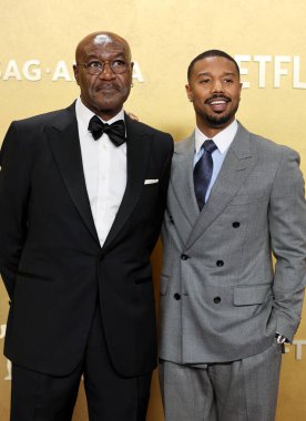 Michael B. Jordan ve Delroy Lindo, 1 Mart 2026 'da ABD' nin Los Angeles kentindeki Shrine Auditorium ve Expo Hall 'da düzenlenen 32..