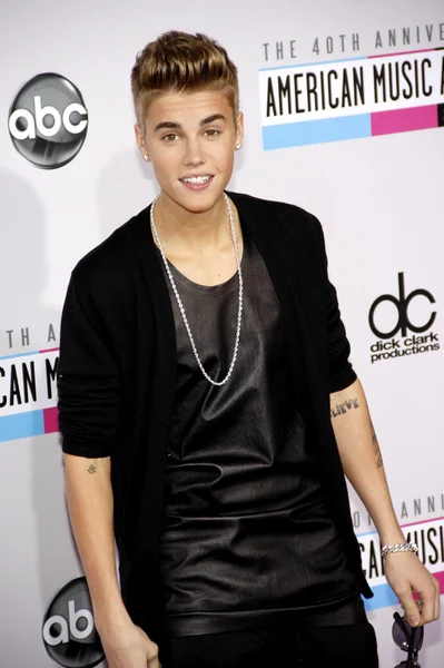 Şarkıcı Justin Bieber — Stok fotoğraf