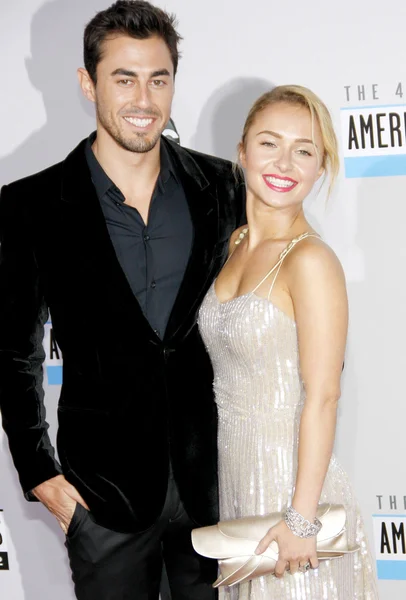 Hayden Panettiere and Scotty McKnight — 图库照片