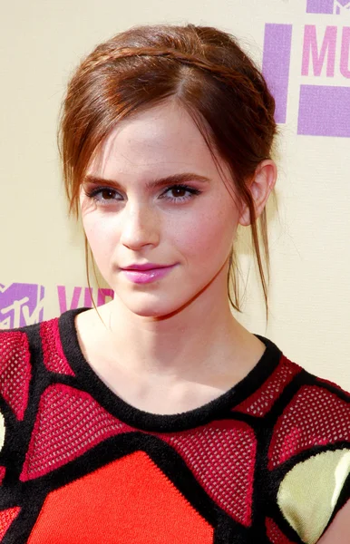 Los Ángeles Usa Septiembre 2012 Actriz Emma Watson Los Mtv — Foto de Stock
