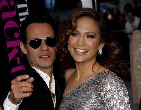 Jennifer Lopez and Marc Anthony — Stock Photo, Image