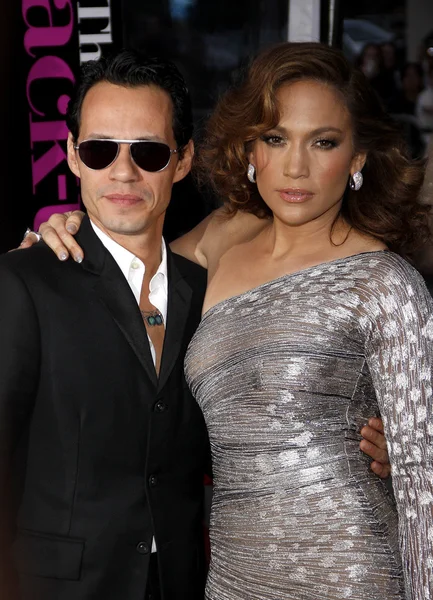 Jennifer Lopez and Marc Anthony — Stock Photo, Image