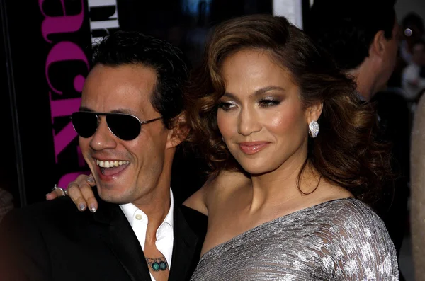 Jennifer Lopez and Marc Anthony — Stock Photo, Image