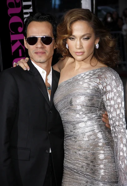 Jennifer lopez a marc anthony — Stock fotografie