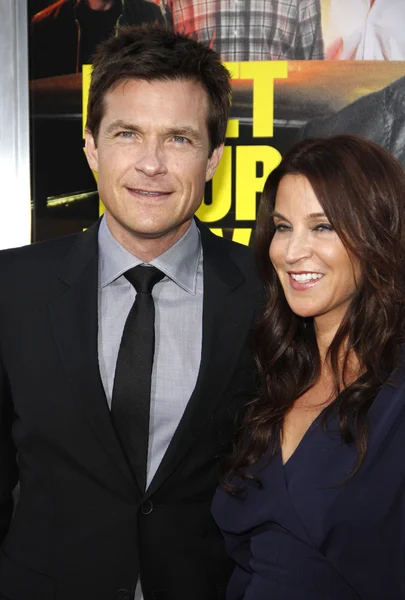 Jason bateman und amanda anka — Stockfoto