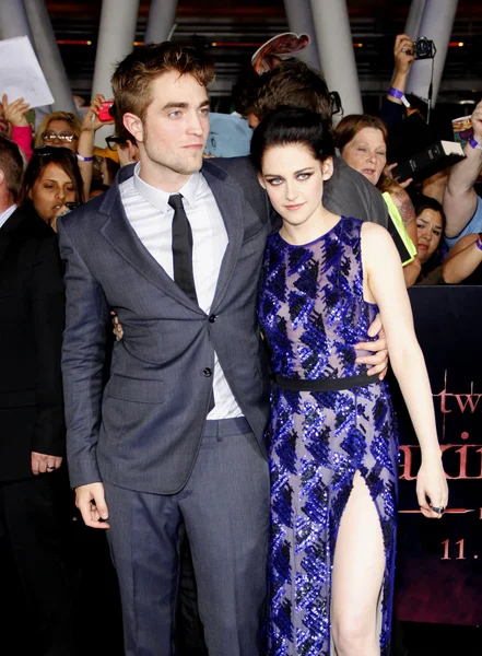 Robert Pattinson e Kristen Stewart — Fotografia de Stock