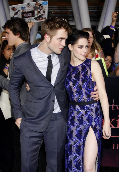 Robert pattinson och kristen stewart — Stockfoto