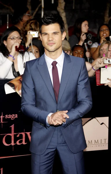 Herec Taylor Lautner — Stock fotografie