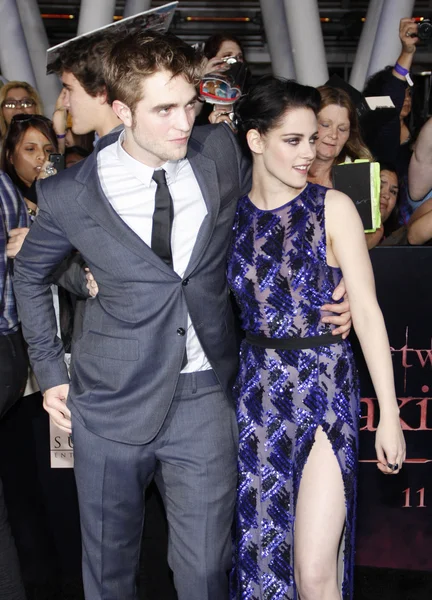 Robert pattinson und kristen stewart — Stockfoto