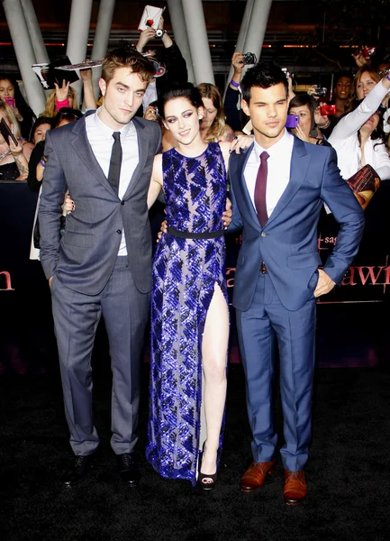 Robert Pattinson, Kristen Stewart y Taylor Lautner —  Fotos de Stock