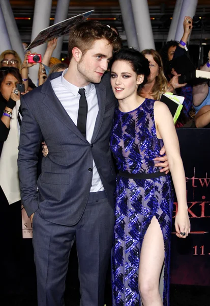 Robert pattinson och kristen stewart — Stockfoto