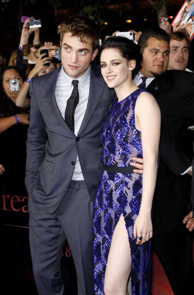 Robert Pattinson e Kristen Stewart — Fotografia de Stock