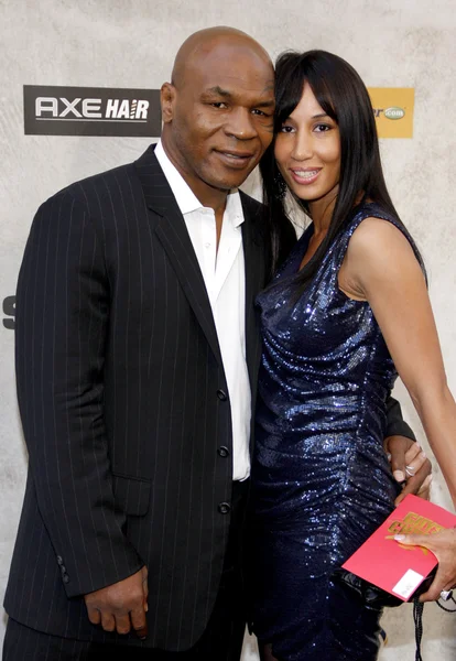 Майк Тайсон и Лакиха Спайсер Лицензионные Стоковые Фото