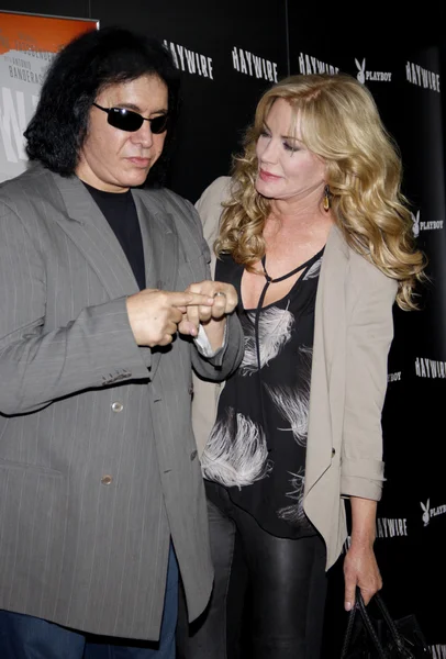 Gene Simmons e Shannon Tweed — Foto Stock