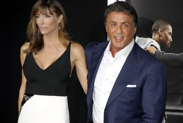 Sylvester Stallone e Jennifer Flavin — Fotografia de Stock