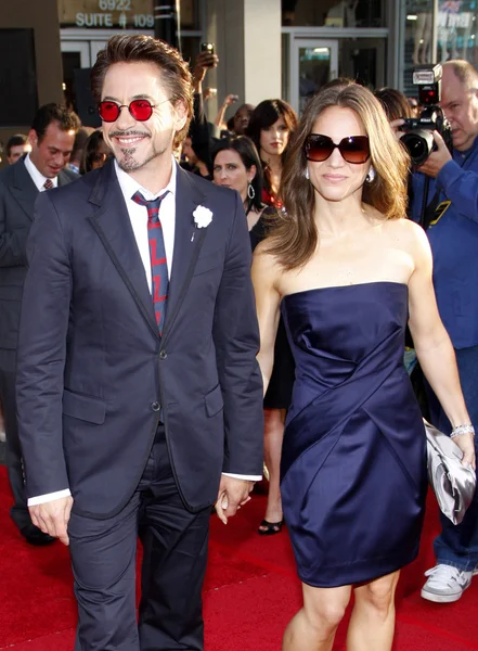 Robert Downey Jr. and Susan Downey — Stock Photo, Image