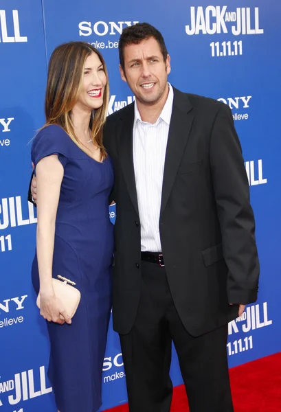 Adam Sandler och Jackie Sandler — Stockfoto