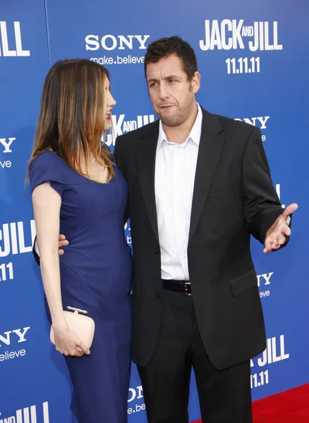 Adam Sandler y Jackie Sandler — Foto de Stock