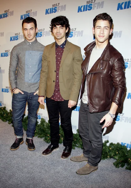 Kevin Jonas, Joe Jonas y Nick Jonas — Foto de Stock