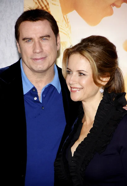 John Travolta and Kelly Preston — Stock Photo, Image
