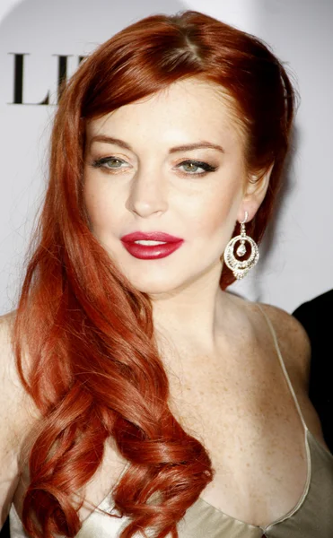 La actriz Lindsay Lohan — Foto de Stock