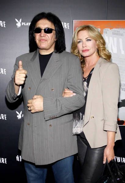 Gene Simmons and Shannon Tweed — Stock Photo, Image