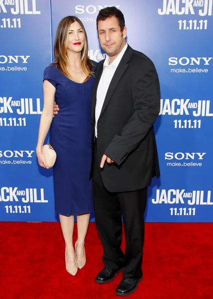 Jackie Sandler e Adam Sandler — Fotografia de Stock